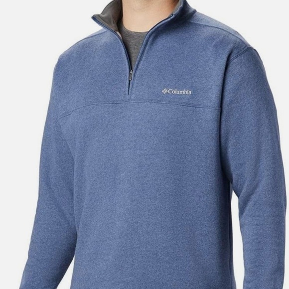 Columbia Other - Columbia Men's Hart Mountain II Size Medium Blue Quarter-Zip Pullover sweatshirt